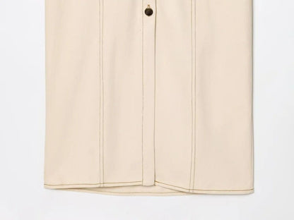 Women's Fitted button down Denim Dress