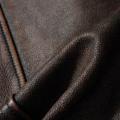 Men's Premium Quilted Leather Motorcycle Jacket