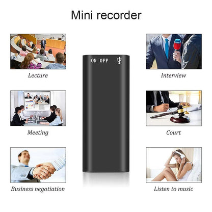Mini Skjult Lydopptaker Enhet