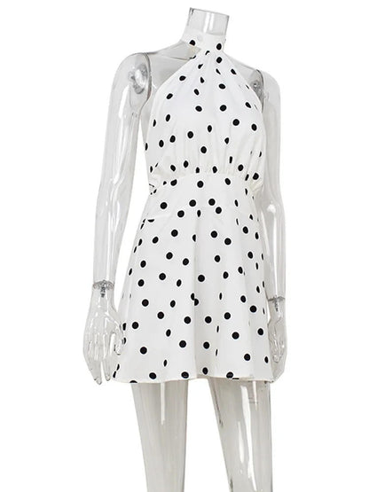 Womens Mini Backless Summer Dress