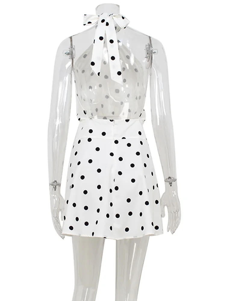 Womens Mini Backless Summer Dress