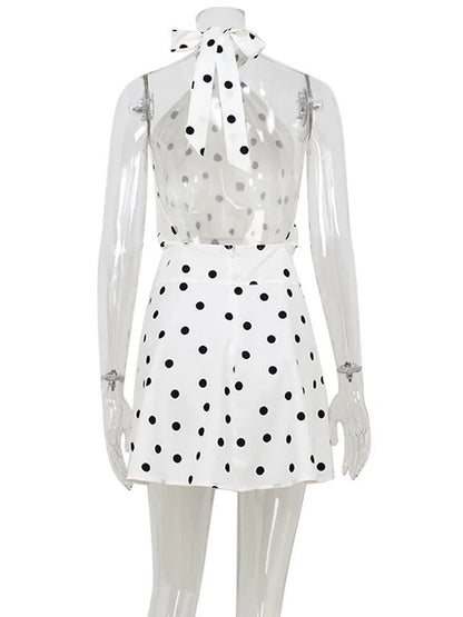 Womens Mini Backless Summer Dress