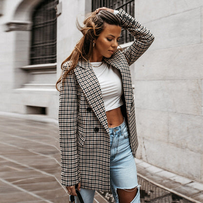 Eithne - Blazer a cuadros para mujer