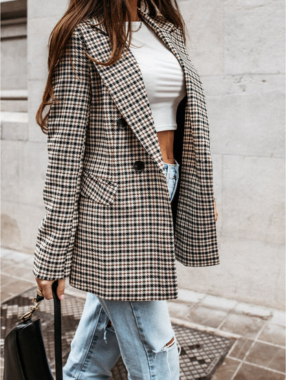 Eithne - Blazer a cuadros para mujer