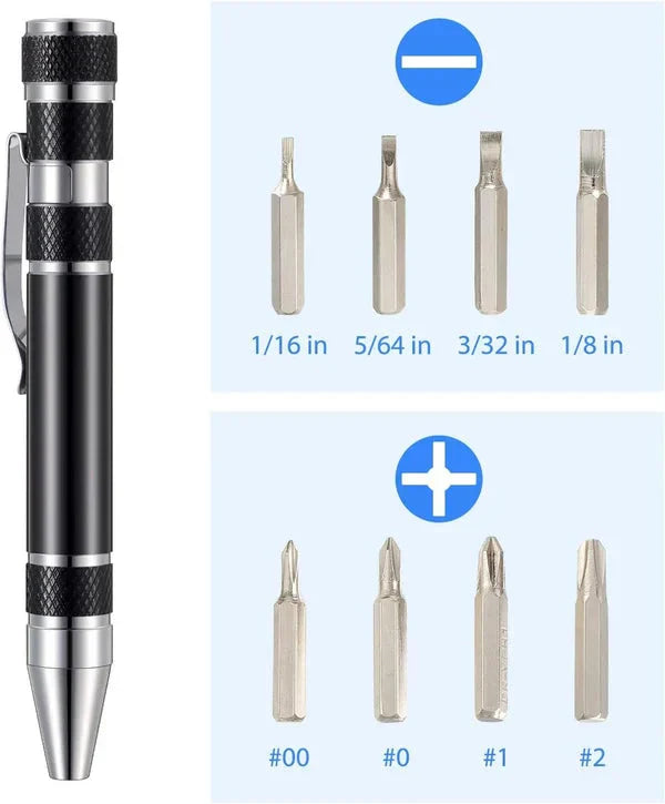 Instant 8-in-1 Zakpen Schroevendraaier