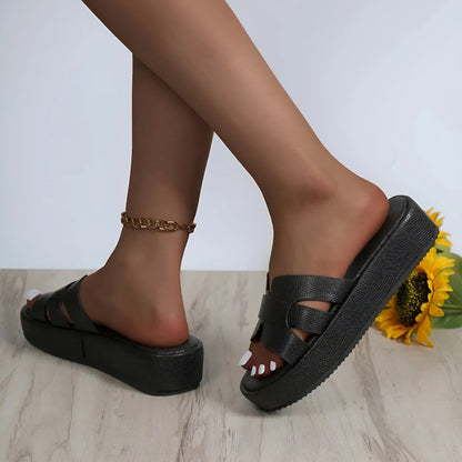 flip flops - glitter summer slippers for the beach