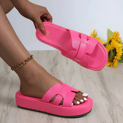 flip flops - glitter summer slippers for the beach