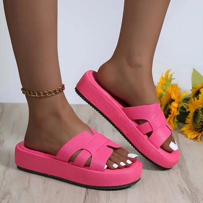 flip flops - glitter summer slippers for the beach