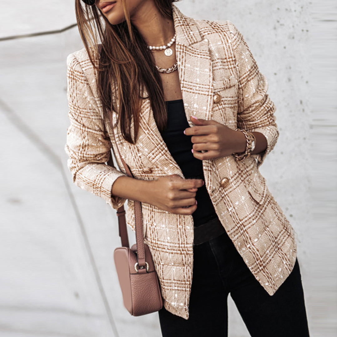 Florence - Checkered Blazer For Women