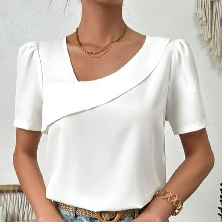Women's White Summer Blouse