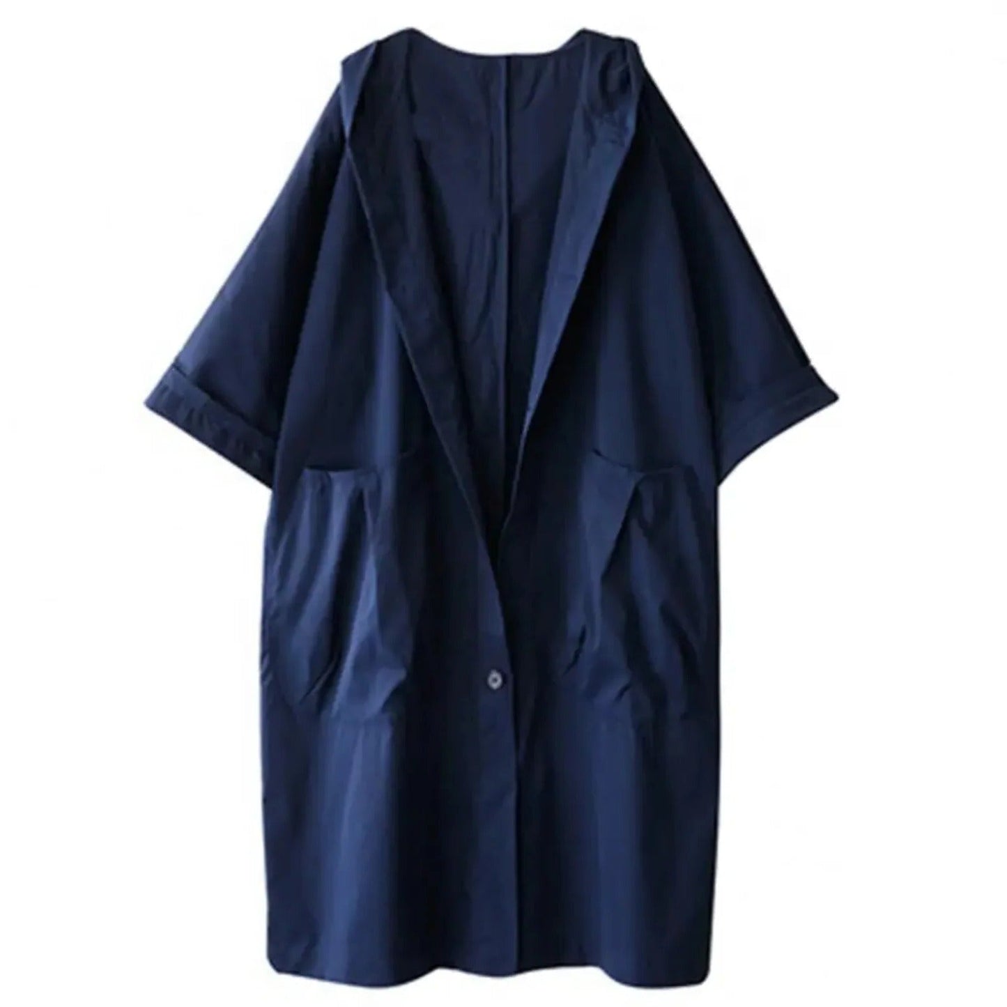 Women's Long Hooded Trench Coat