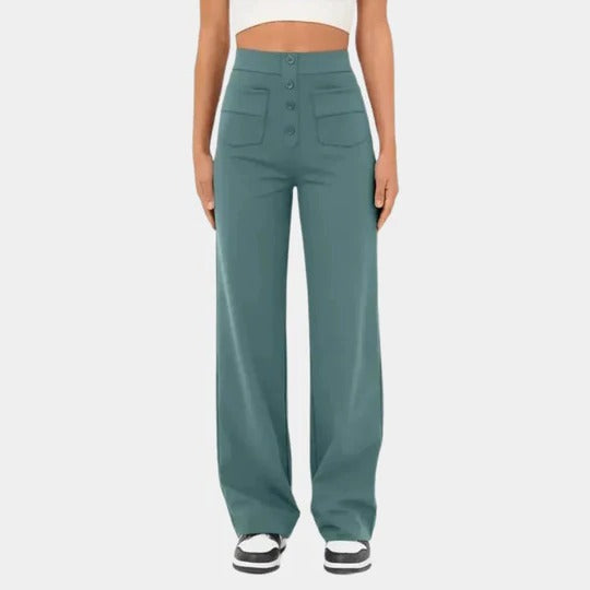High Waisted Women's Trousers