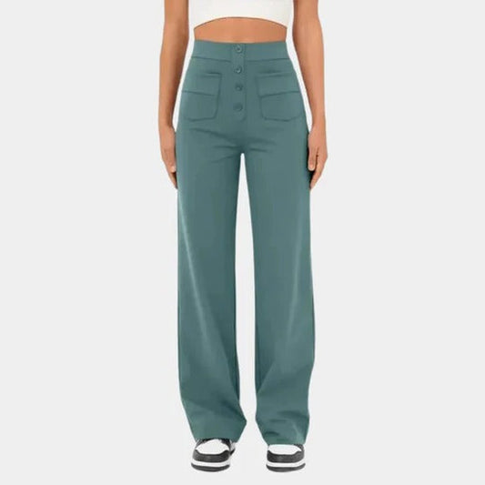 High Waisted Women's Trousers