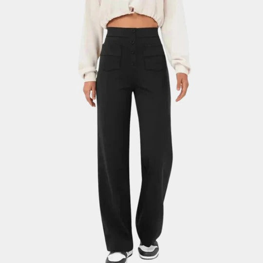High Waisted Women's Trousers