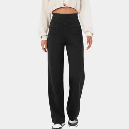 High Waisted Women's Trousers