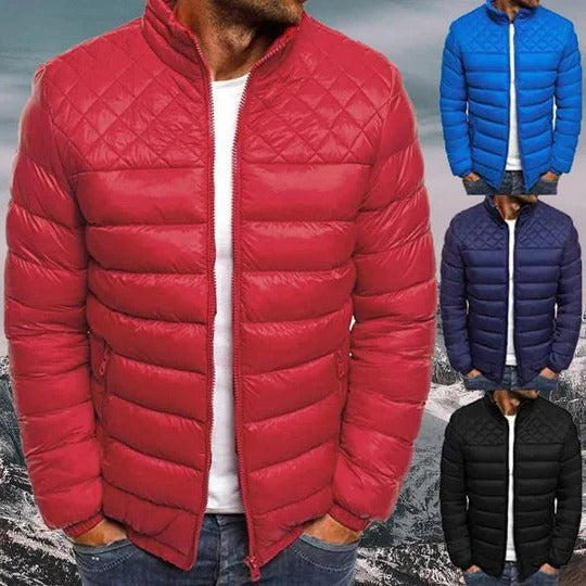 Men's Waterproof and Windproof Quilted Jacket