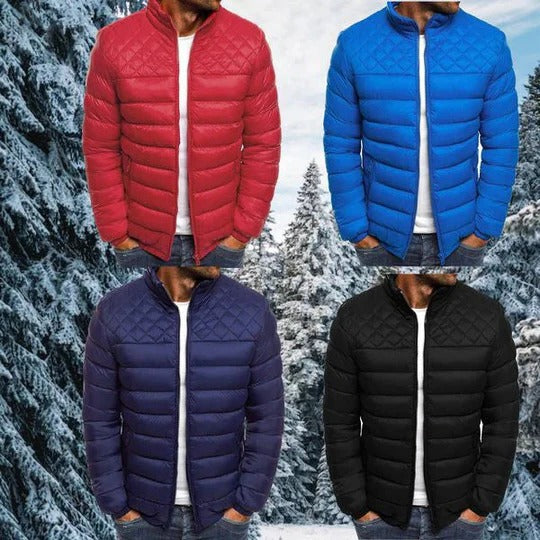Men's Waterproof and Windproof Quilted Jacket