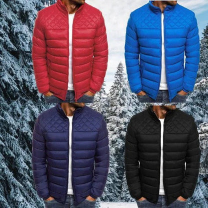 Men's Waterproof and Windproof Quilted Jacket