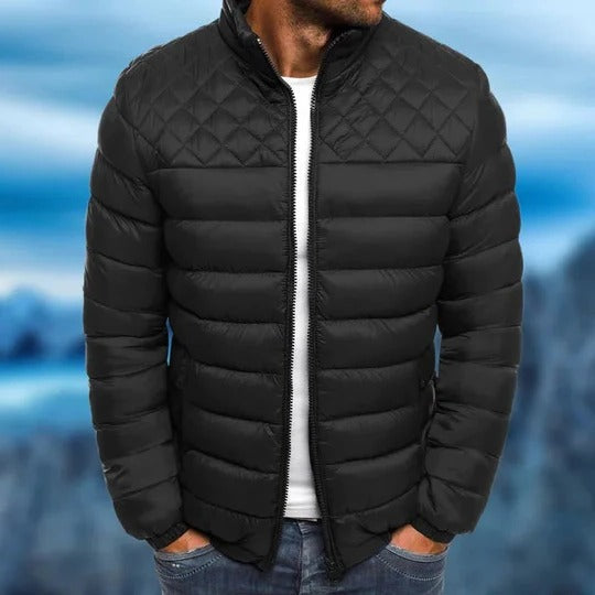 Men's Waterproof and Windproof Quilted Jacket