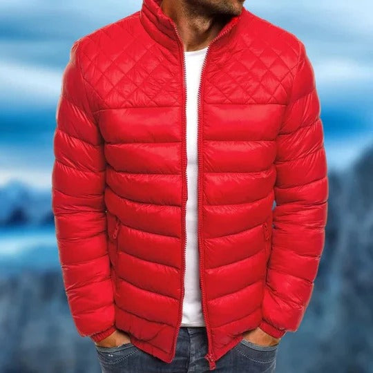 Men's Waterproof and Windproof Quilted Jacket