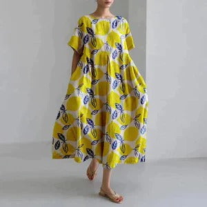 Dress with flora print