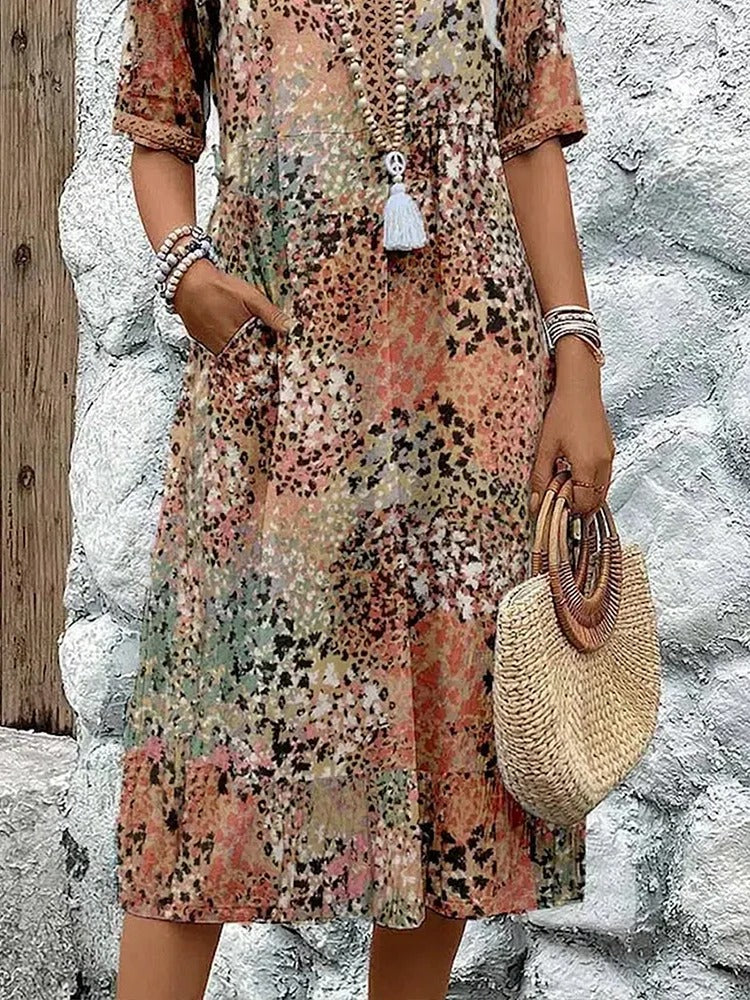 Women's V-Neck Dress