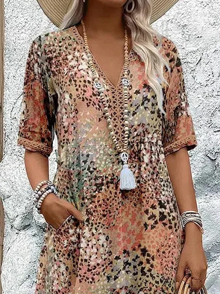 Women's V-Neck Dress