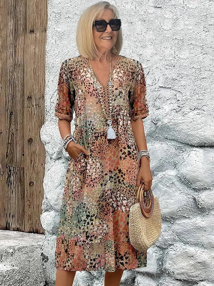 Women's V-Neck Dress