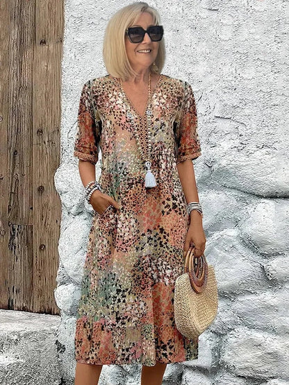 Women's V-Neck Dress