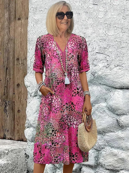 Women's V-Neck Dress