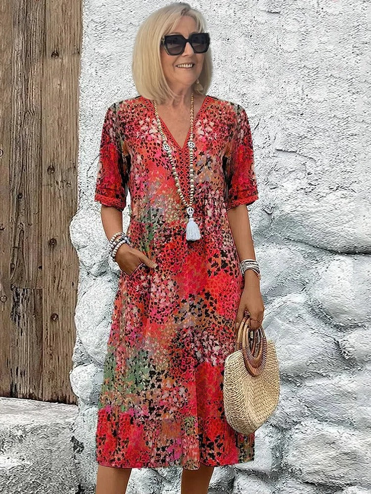 Women's V-Neck Dress