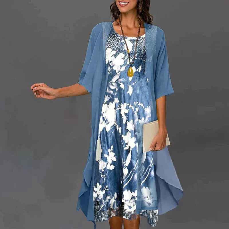 Women's Floral Dress and Blazer