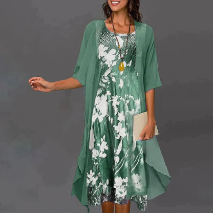 Women's Floral Dress and Blazer