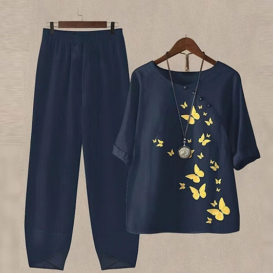 Utility Mid-Waist Knotted Design Pants