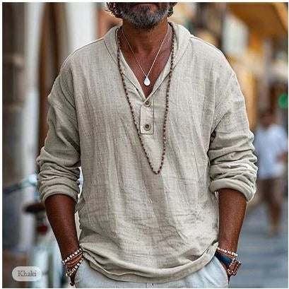 Camisa de manga larga para hombre