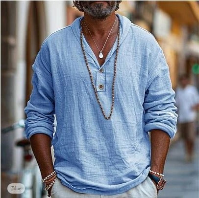 Camisa de manga larga para hombre