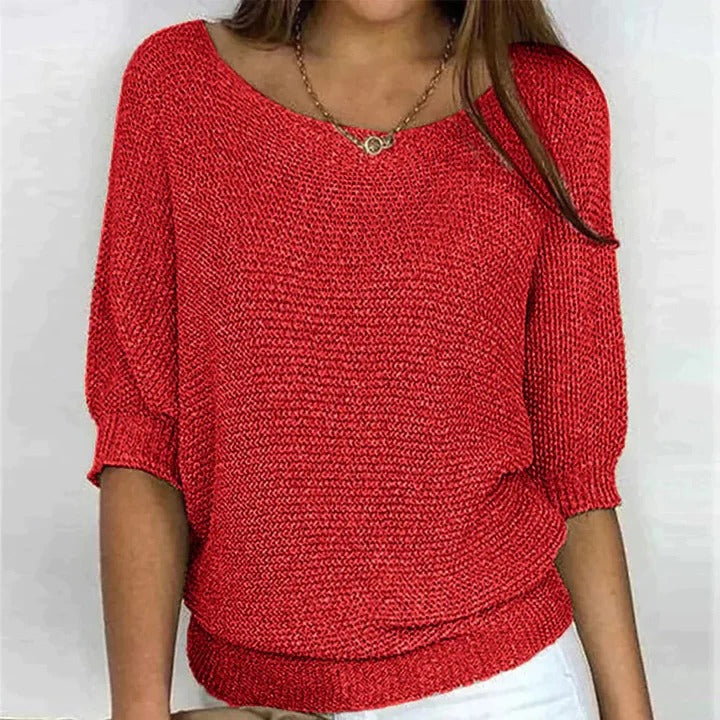 Loose-Fit Knitted Top