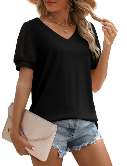 V-neck top