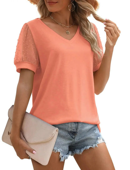 V-neck top