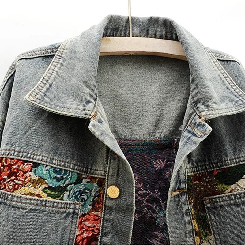 Cropped Floral Jacket