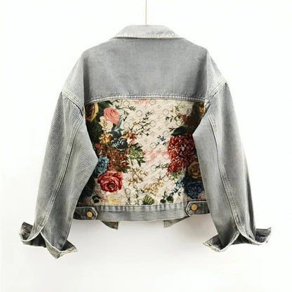 Cropped Floral Jacket
