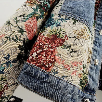 Cropped Floral Jacket
