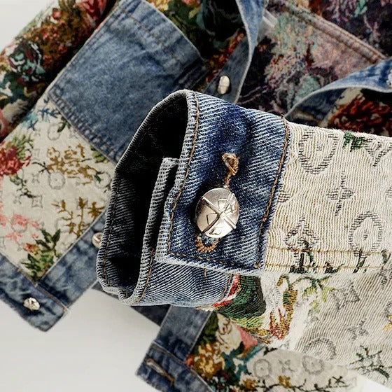 Cropped Floral Jacket