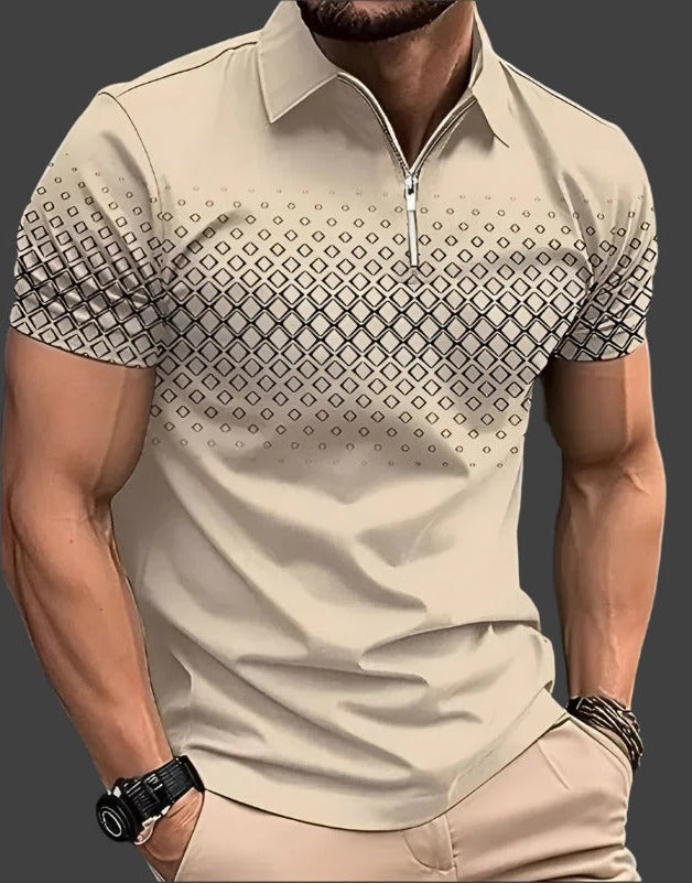 koszulka polo w kratę