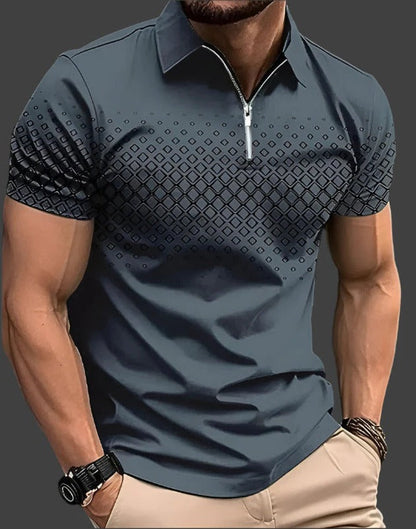 koszulka polo w kratę