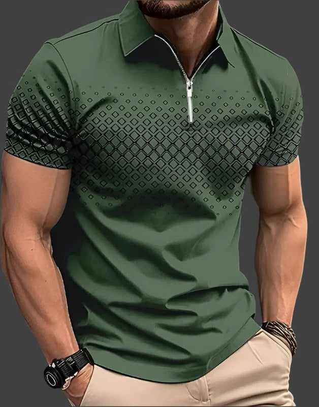 koszulka polo w kratę