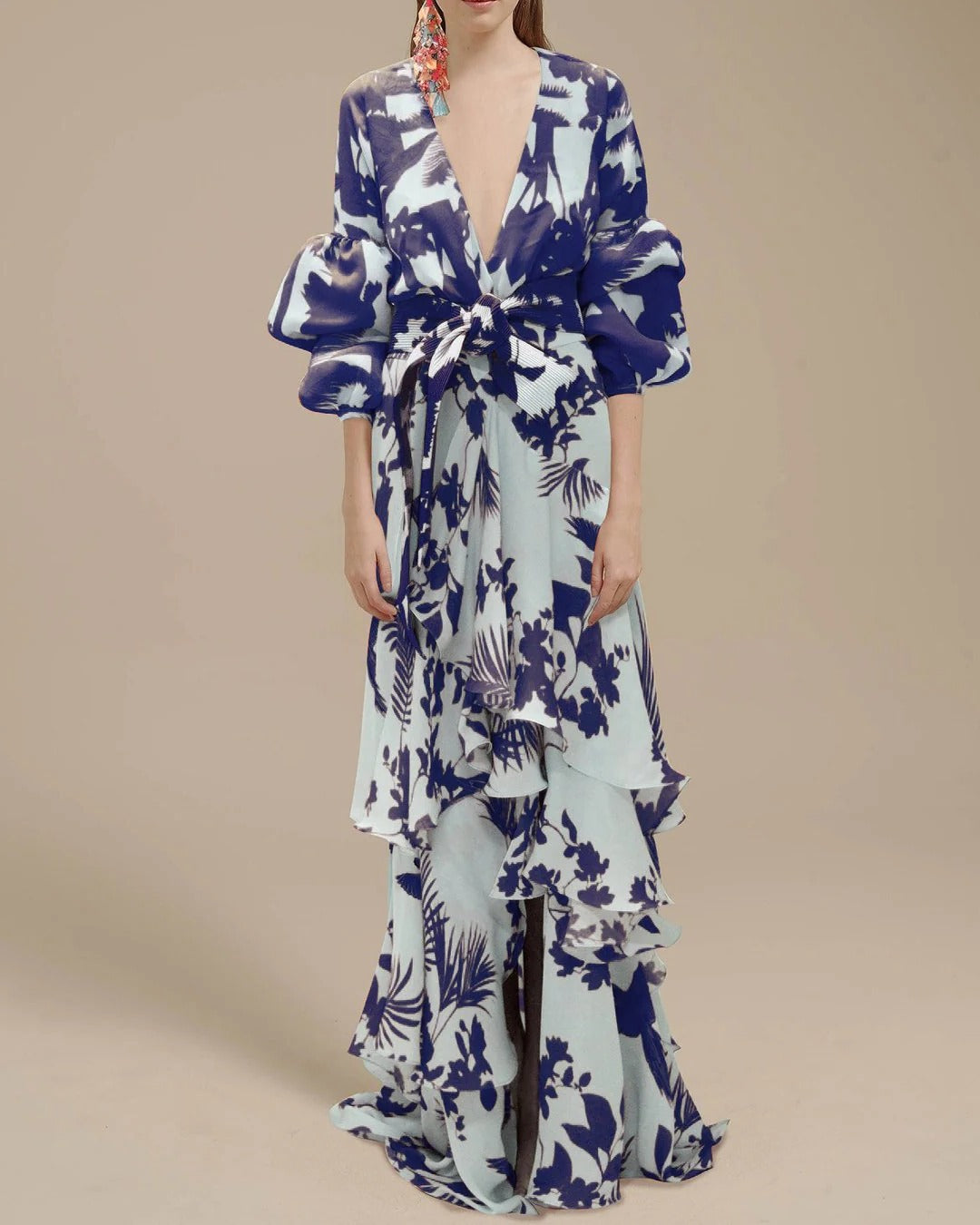 Airy V-Neck Summer Dress