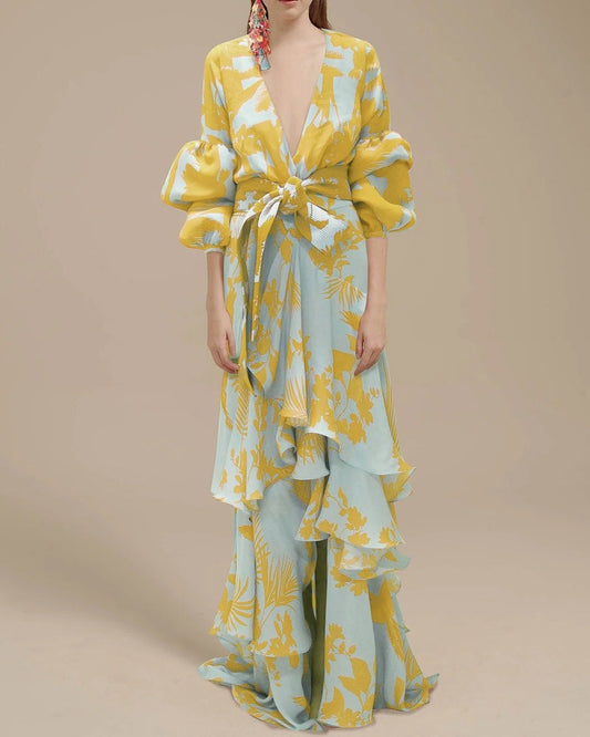 Airy V-Neck Summer Dress