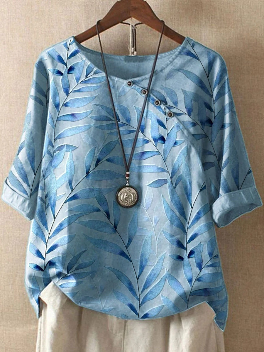 Camisa de verano con estilo relajado