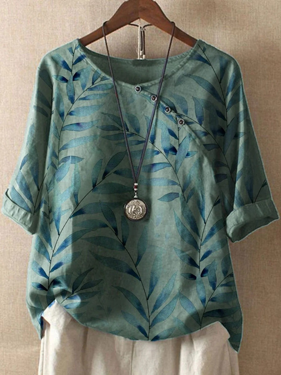 Camisa de verano con estilo relajado